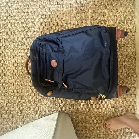 Brics Navy Blue Roller Bag 22” approx - Picture 2 of 8